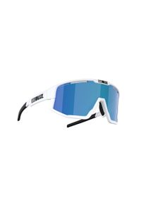 BLIZ - Okulary przeciwsłoneczne Bliz Fusion white/brown blue. Kolor: biały, wielokolorowy, niebieski