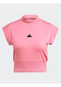Adidas - adidas T-Shirt IM4915 Różowy Slim Fit. Kolor: różowy. Materiał: syntetyk #3