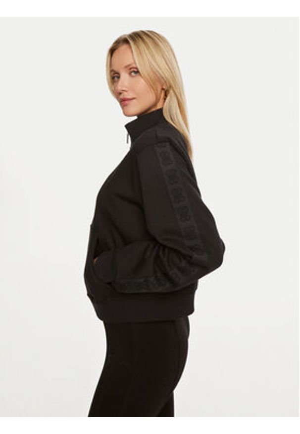 Guess Bluza Stacie V4BQ01 KC5O0 Czarny Regular Fit. Kolor: czarny. Materiał: bawełna