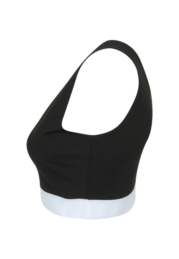 SKINNI FIT - Modny Top Damski / Damski. Kolor: biały, wielokolorowy, czarny