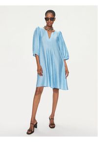 Karen by Simonsen Sukienka letnia Noma 10104922 Niebieski Relaxed Fit. Kolor: niebieski. Materiał: wiskoza, lyocell. Sezon: lato #2