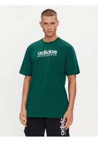 Adidas - adidas T-Shirt All SZN Graphic IJ9434 Zielony Loose Fit. Kolor: zielony. Materiał: bawełna