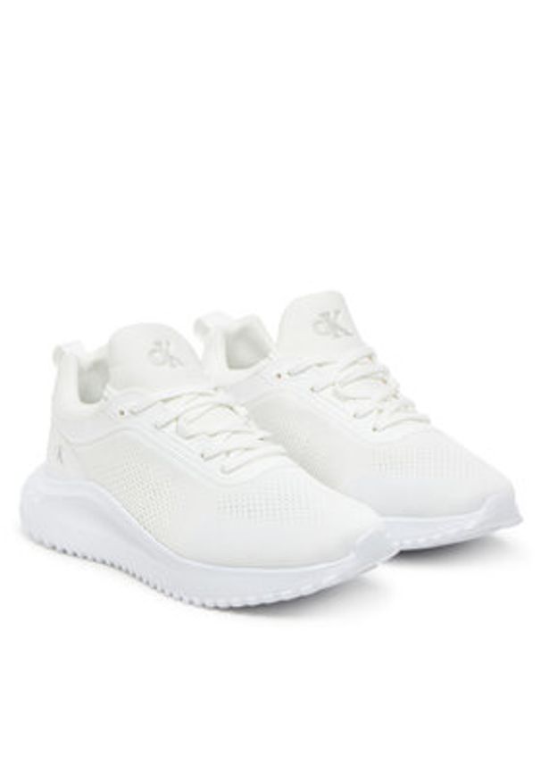 Calvin Klein Jeans Sneakersy Eva Runner Sock Mg Tech YW0YW01855 Biały. Kolor: biały. Materiał: materiał