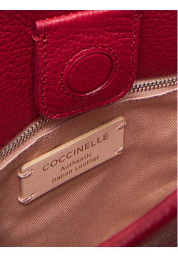 Coccinelle Torebka E1 QBB 15 01 01 Bordowy. Kolor: czerwony. Materiał: skórzane