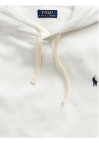Polo Ralph Lauren Bluza Fleece 710766778009 Biały Regular Fit. Typ kołnierza: polo. Kolor: biały. Materiał: bawełna #5