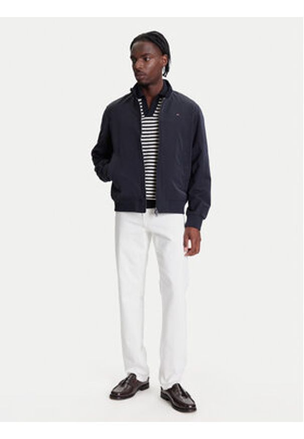 TOMMY HILFIGER - Tommy Hilfiger Kurtka bomber Harrington MW0MW39637 Granatowy Regular Fit. Kolor: niebieski. Materiał: syntetyk