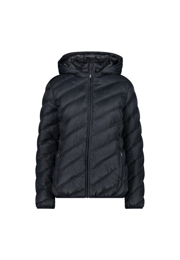 Kurtka puchowa z kapturem 3M™ Thinsulate™ damska CMP. Typ kołnierza: kaptur. Kolor: szary, wielokolorowy, brązowy. Materiał: puch. Technologia: Thinsulate