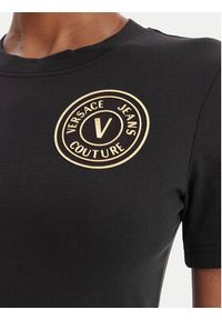 Versace Jeans Couture Sukienka codzienna 80HAOT02 CJ03T Czarny Slim Fit. Okazja: na co dzień. Kolor: czarny. Materiał: bawełna. Typ sukienki: proste. Styl: casual #2