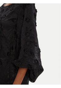 Munthe Bluzka Pansi 252131625225 Czarny Regular Fit. Kolor: czarny. Materiał: lyocell #4