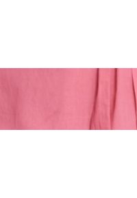 TOP SECRET - Sukienka z wiązaniem w talii. Kolor: różowy. Materiał: tkanina, bawełna. Sezon: lato #6