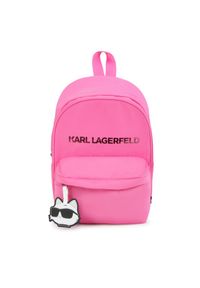 Karl Lagerfeld Kids Plecak Z30170 Różowy. Kolor: różowy. Materiał: materiał
