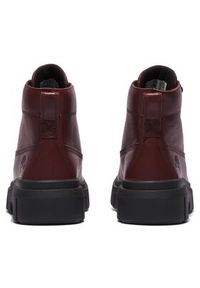Timberland Botki Greyfield Leather Boot TB0A5PW9C601 Bordowy. Kolor: czerwony #5