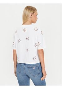 Guess T-Shirt Peony V4YI16 I3Z14 Biały Boxy Fit. Kolor: biały. Materiał: bawełna #5
