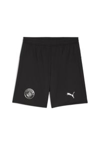 Puma - Męskie szorty Manchester City 25/26 PUMA Black. Kolor: czarny. Materiał: tkanina. Sport: piłka nożna