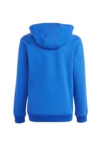 Adidas - Bluza dla dzieci adidas Tiro 23 League Sweat Hoodie. Kolor: wielokolorowy, biały, niebieski