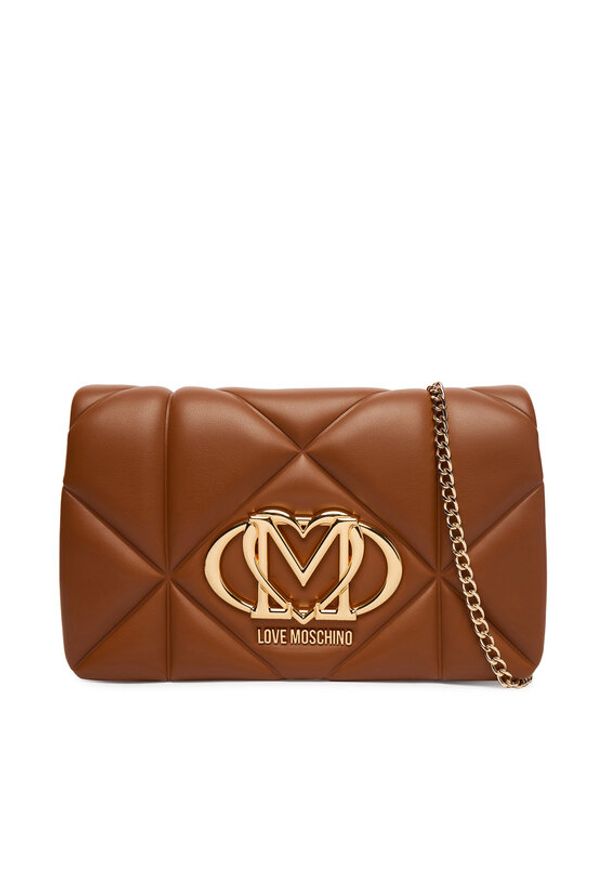 Love Moschino - LOVE MOSCHINO Torebka JC4043PP1OLC0200 Brązowy. Kolor: brązowy. Materiał: skórzane