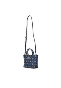 Guess Torebka Emelie Logo Mini HWGP99 28750 Granatowy. Kolor: niebieski. Materiał: skórzane #6