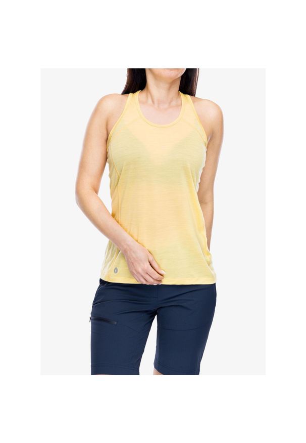 Top damski Smartwool Active Ultralite Racerback Tank. Kolor: żółty