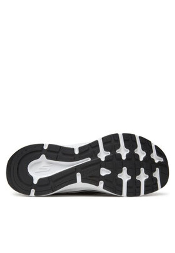 skechers - Skechers Półbuty 220863/BKW Czarny. Kolor: czarny. Materiał: materiał