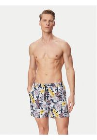 Hugo - HUGO Szorty kąpielowe Calala 50510061 Kolorowy Regular Fit. Materiał: syntetyk. Wzór: kolorowy #4
