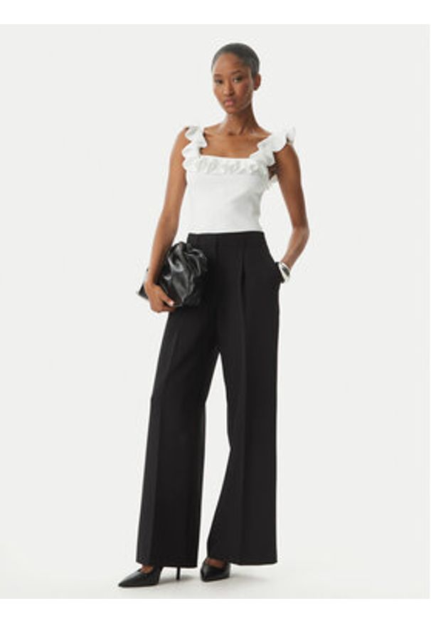 MICHAEL Michael Kors Bluzka MS661G033D Biały Slim Fit. Kolor: biały. Materiał: wiskoza