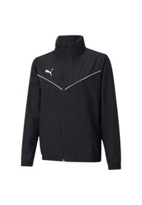 Kurtka piłkarska dla dzieci Puma teamRISE All Weather Jacket. Kolor: czarny, biały, wielokolorowy. Sport: piłka nożna #1