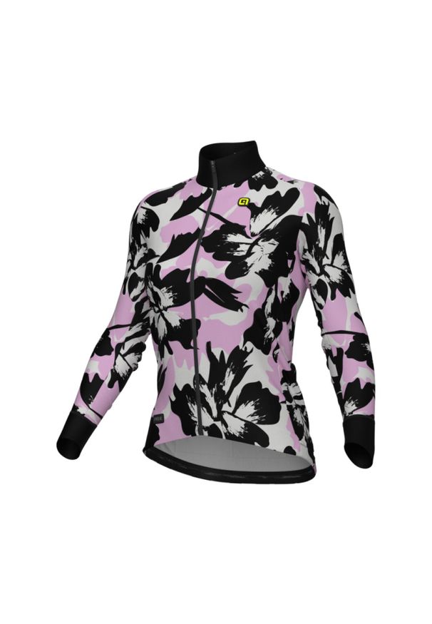 ALÉ CYCLING - Bluza rowerowa damska Alé Cycling PR-E Flower. Kolor: różowy