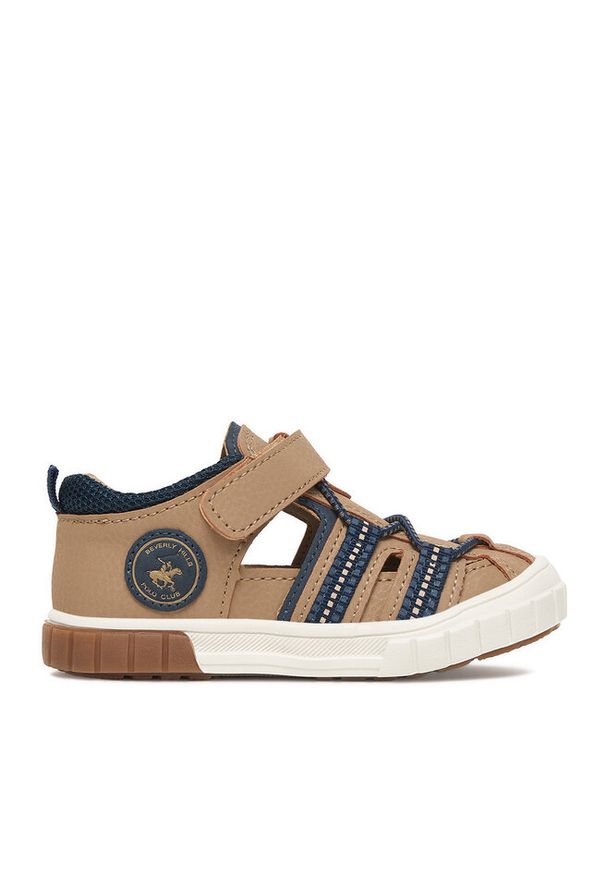 Sandały Beverly Hills Polo Club. Kolor: brązowy