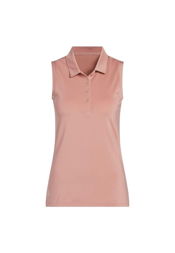 Adidas - Koszulka Women's Ultimate365 Solid Sleeveless Polo. Okazja: na co dzień. Typ kołnierza: polo. Kolor: różowy. Materiał: materiał. Styl: casual, sportowy