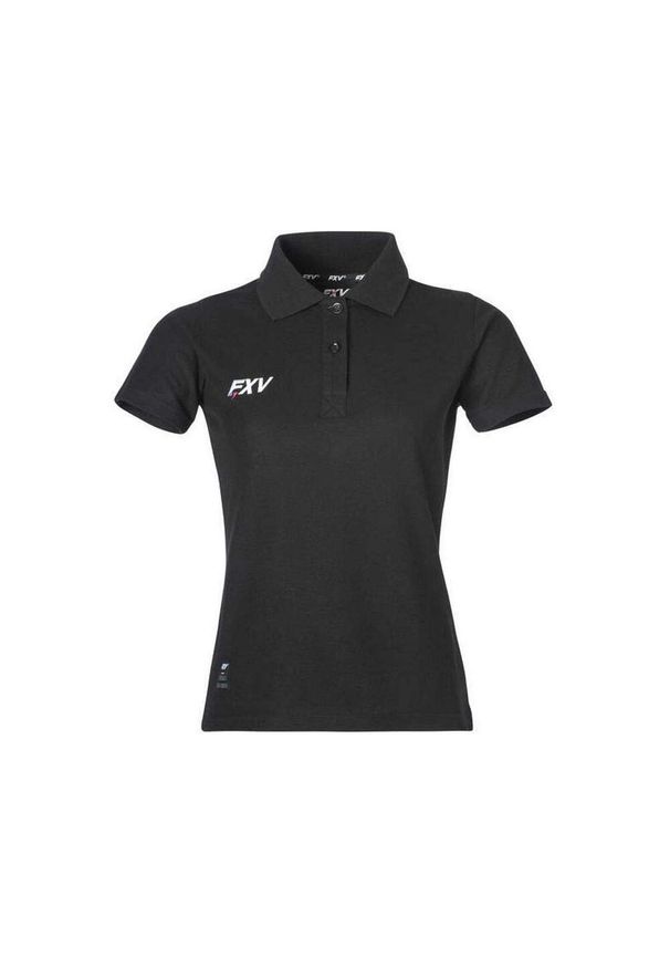 FORCE XV - Damska koszulka polo Force xv classic force. Typ kołnierza: polo. Kolor: czarny. Wzór: haft