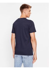Guess T-Shirt M3BI80 K9RM1 Granatowy Regular Fit. Kolor: niebieski. Materiał: bawełna