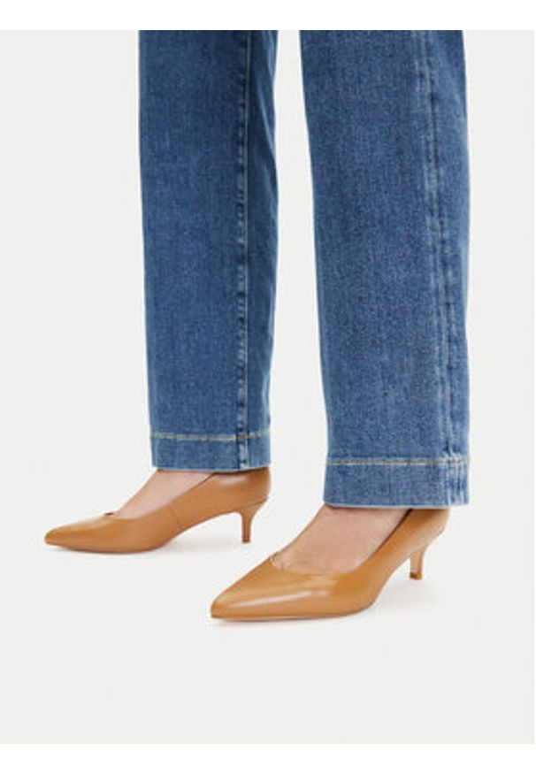 Lasocki Czółenka CEO-HY7375-1 Brązowy. Kolor: brązowy. Materiał: skóra