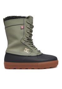 DC Shoes Śniegowce Dc Reach ADYS300762-ARO Zielony. Kolor: zielony. Materiał: skóra
