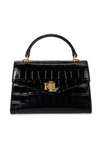 Lauren Ralph Lauren - LAUREN RALPH LAUREN Torebka 431974462007 Czarny. Kolor: czarny. Materiał: skórzane #7