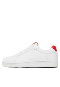 Kappa Sneakersy 331C1GW Biały. Kolor: biały. Materiał: skóra #4