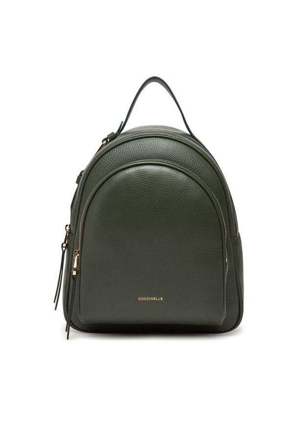 Coccinelle Plecak E1 R1K 14 02 01 Zielony. Kolor: zielony. Materiał: skóra