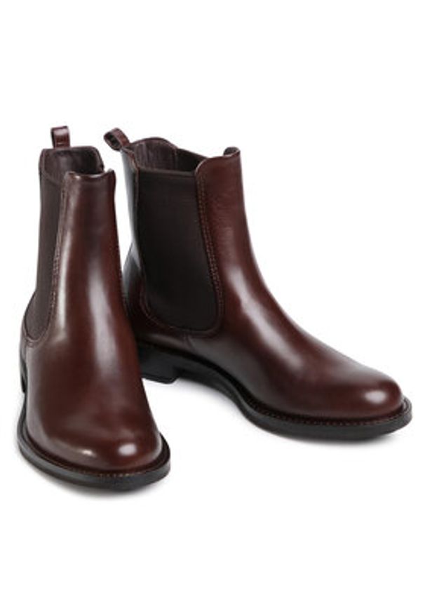 ecco - ECCO Sztyblety Sartorelle 25 26650301014 Brązowy. Kolor: brązowy. Materiał: skóra