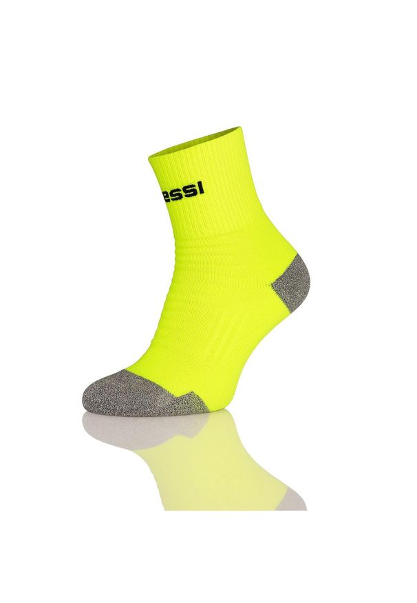 NESSI SPORTSWEAR - Skarpety sportowe Unisex Nessi Sportswear Trail U Termoaktywne. Kolor: żółty. Sport: bieganie