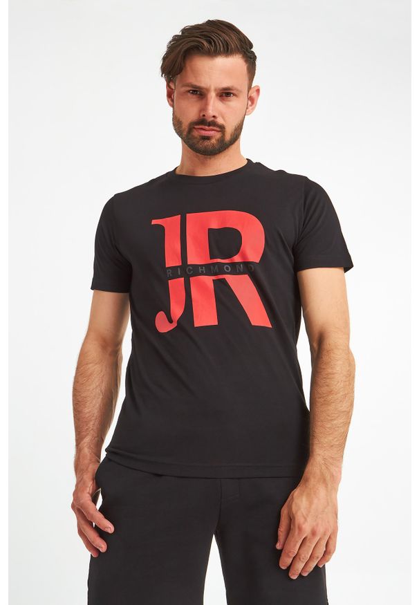 John Richmond Sport - T-SHIRT PIGGEN JOHN RICHMOND SPORT. Materiał: bawełna. Wzór: nadruk. Styl: sportowy