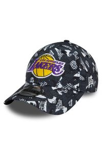 New Era Czapka z daszkiem Seas Print 940 Lakers 60435156 Czarny. Kolor: czarny. Materiał: materiał. Wzór: nadruk #1