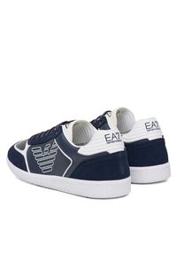 EA7 Emporio Armani Sneakersy 7X000405 AF19826 MZ069 Granatowy. Kolor: niebieski. Materiał: skóra #6