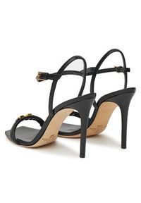 Elisabetta Franchi Sandały SA57L51E2 110 Czarny. Kolor: czarny. Materiał: skóra
