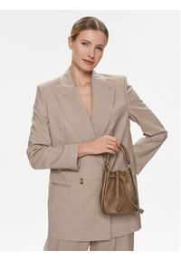 Tory Burch Torebka Fleming Soft Bucket Bag 142565 Brązowy. Kolor: brązowy. Materiał: skórzane #5
