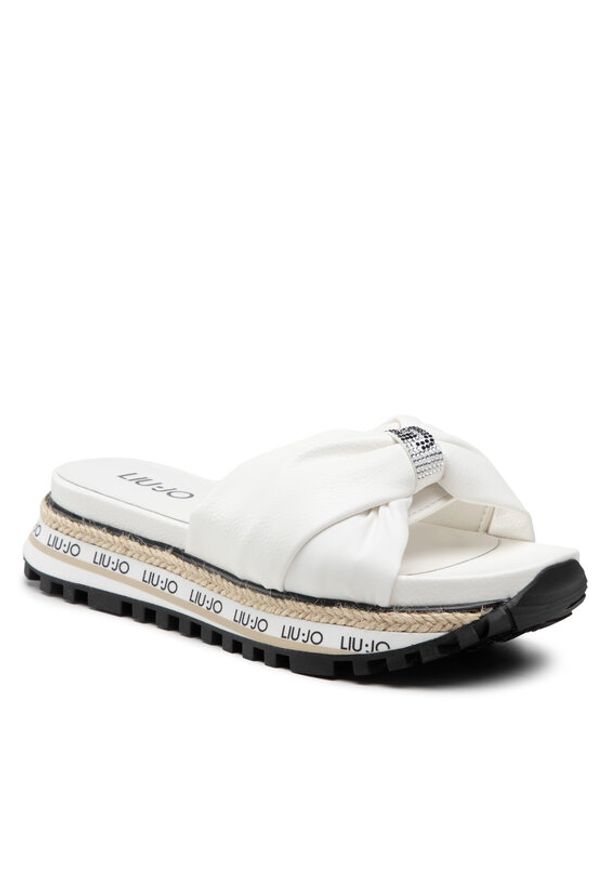 Liu Jo Klapki Wonder Sandal 38 4A2463 EX122 Biały. Kolor: biały. Materiał: skóra