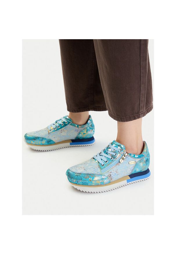 Sneakersy Laura Vita. Kolor: niebieski