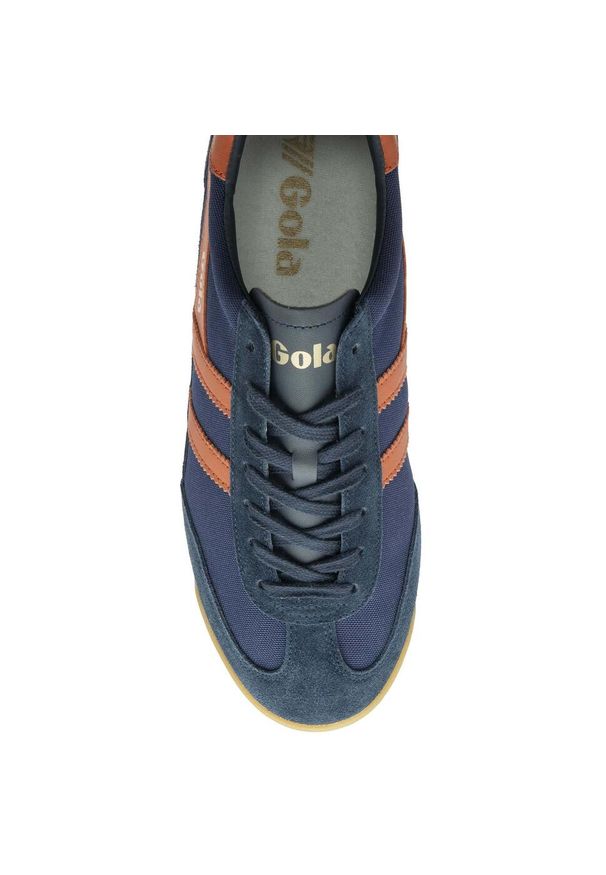 Nylonowe sneakersy z sznurowadłami Gola Tornado. Okazja: na co dzień. Zapięcie: sznurówki. Kolor: niebieski. Materiał: nylon
