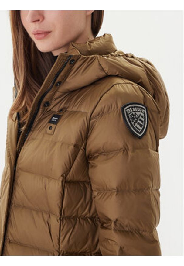 Blauer Płaszcz zimowy Impermeabile 25WBLDK03101 Zielony Regular Fit. Kolor: zielony. Materiał: syntetyk. Sezon: zima