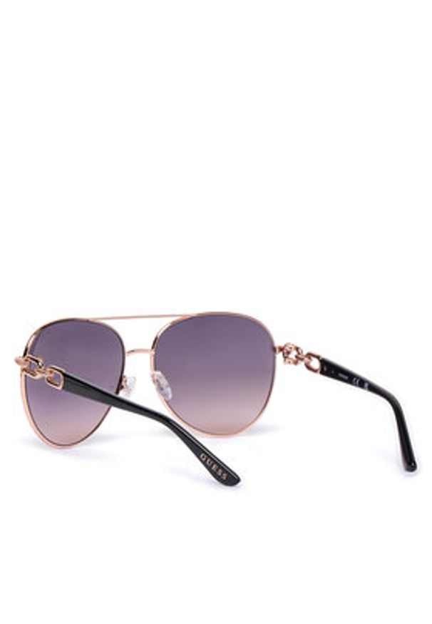 Guess Okulary przeciwsłoneczne GU00158 Czarny. Kolor: czarny