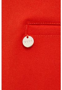 Rich & Royal spodnie damskie kolor pomarańczowy proste high waist. Stan: podwyższony. Kolor: pomarańczowy. Materiał: materiał, wiskoza #2