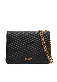 DKNY Torebka R44EKI06 Czarny. Kolor: czarny. Materiał: skórzane